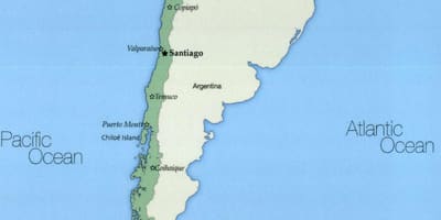 Mapa temuco Čile